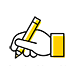 Writing, Communications, Literature, and Media symbol.